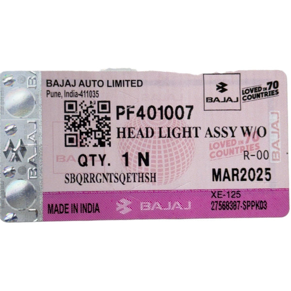 Farola Boxer 150 Bm Original Bajaj | Repuesto Bajaj | Mundimotos
