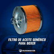 FILTRO OIL BOXER K-TEC/FZ16/CALIBE INDIA - Mundimotos