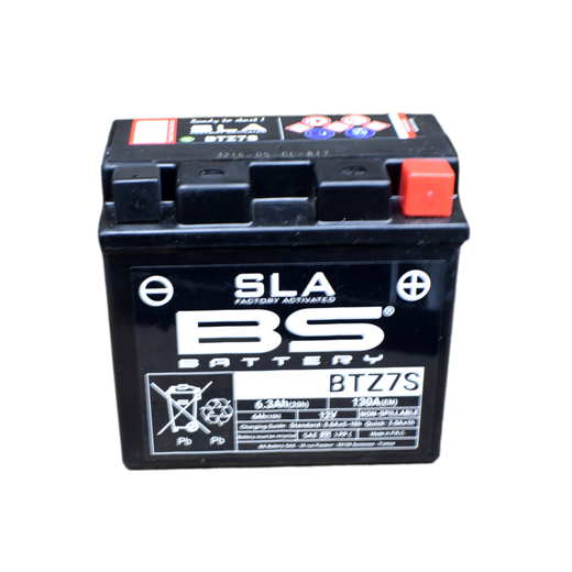 Battery Bs YTZ7S (12V-6Ah) Generic Chinese (Klx 450 - Xre 300)