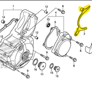 Guia de Cadena XRE 300 Honda Original
