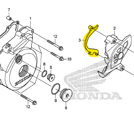 Guia de Cadena XR 150L Honda Original
