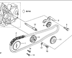 Cargar imagen en el visor de galería, Brazo Tensor de Cadenilla WAVE 100 Honda Original