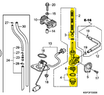 Cargar imagen en el visor de galería, Llave de Gasolina CBF 150 Honda Original