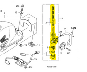 Llave de Gasolina CB 110 Honda Original