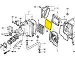 Cargar imagen en el visor de galería, Espuma para Filtro de Aire XR 250 TORNADO Honda Original