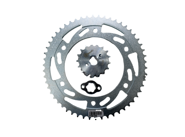 Kit Sprocket Honda Nxr125 Bross 17/54 Generico Cassarella - Mundimotos