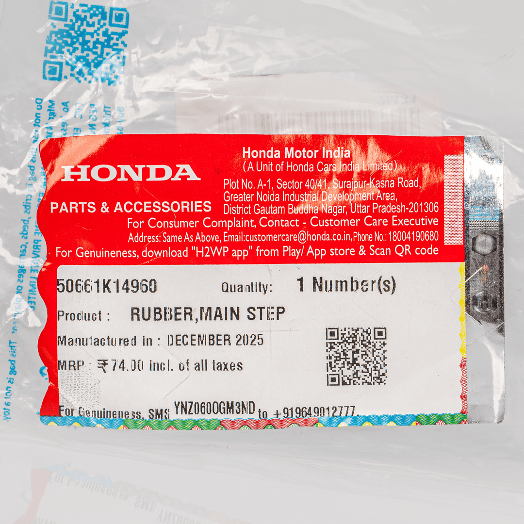 Caucho Posapié DREAM NEO 110 - NAVI 110 Honda Original