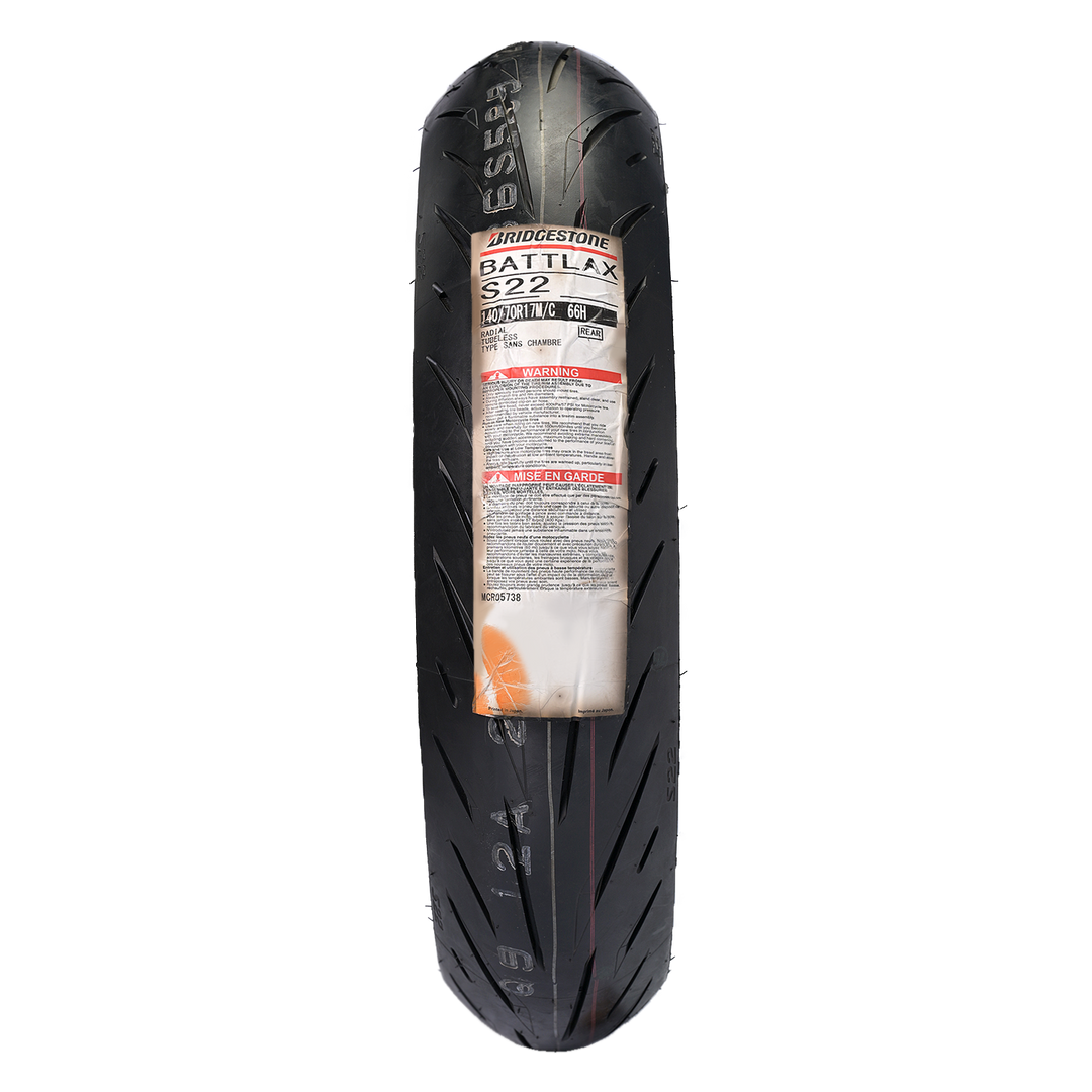 LLANTA 140/70R-17 BATTLAX S22 66H RR BRIDGESTONE - Mundimotos