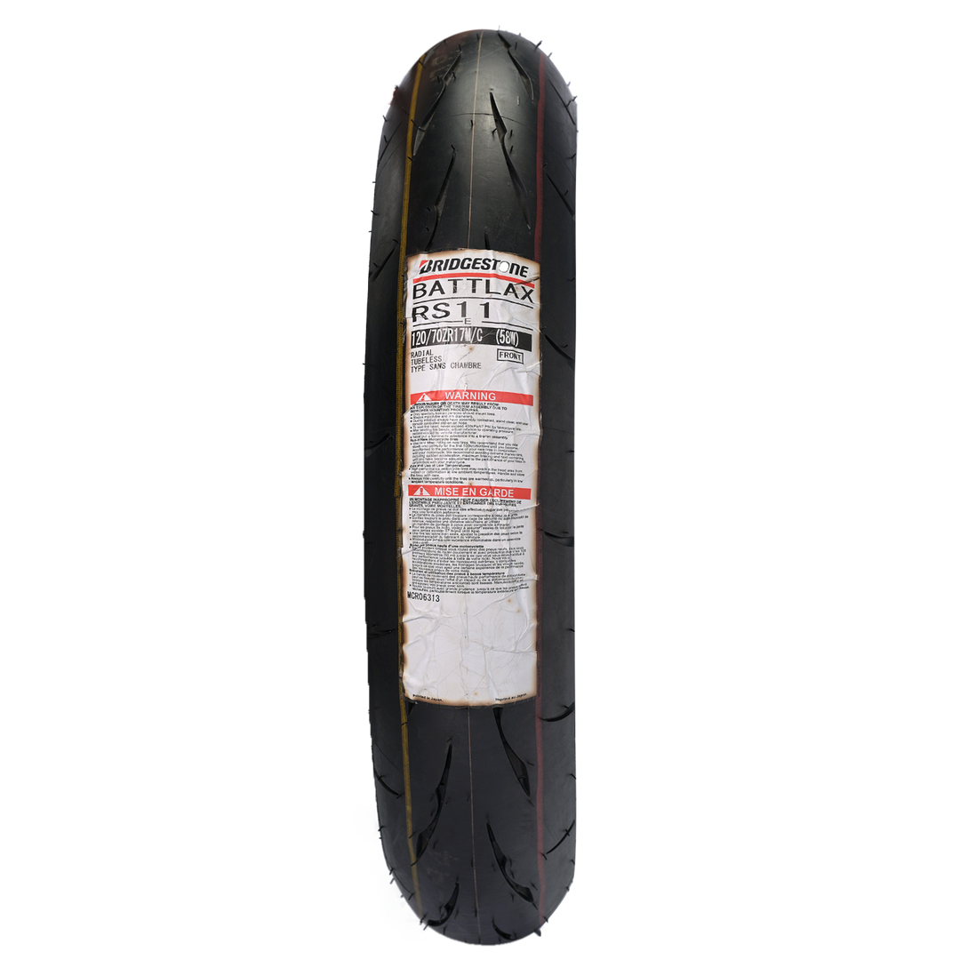 LLANTA 120/70ZR-17 BATTLAX RS11 58W BRIDGESTONE - Mundimotos