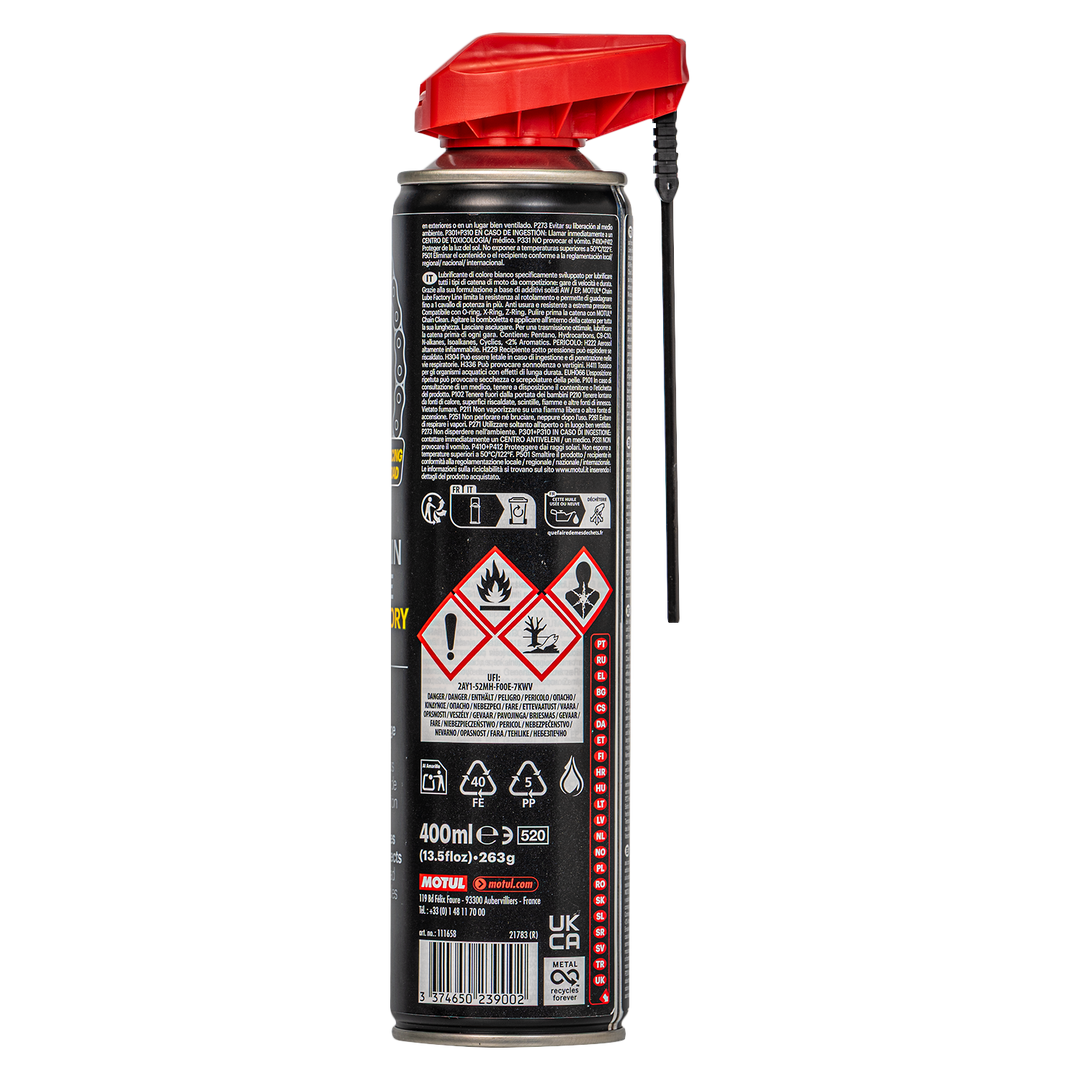 Lubricante de Cadena Motul C4 Chain Lube Line 400 Mililitros