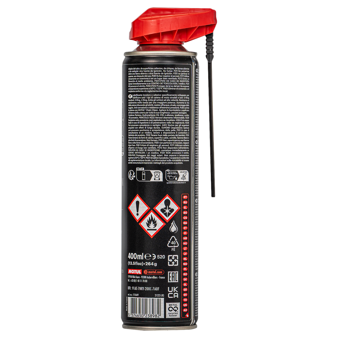 Lubricante de Cadena Motul C3 Chain Lube Road 400 Mililitros
