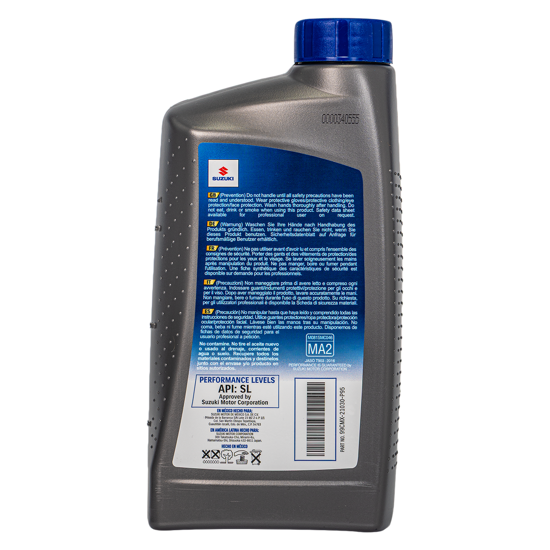 Aceite de Motor Suzuki 10W40 Sintetico R9000 4 Tiempos
