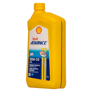 Aceite de Motor Shell Advance 20W50 Mineral AX5 4 Tiempos