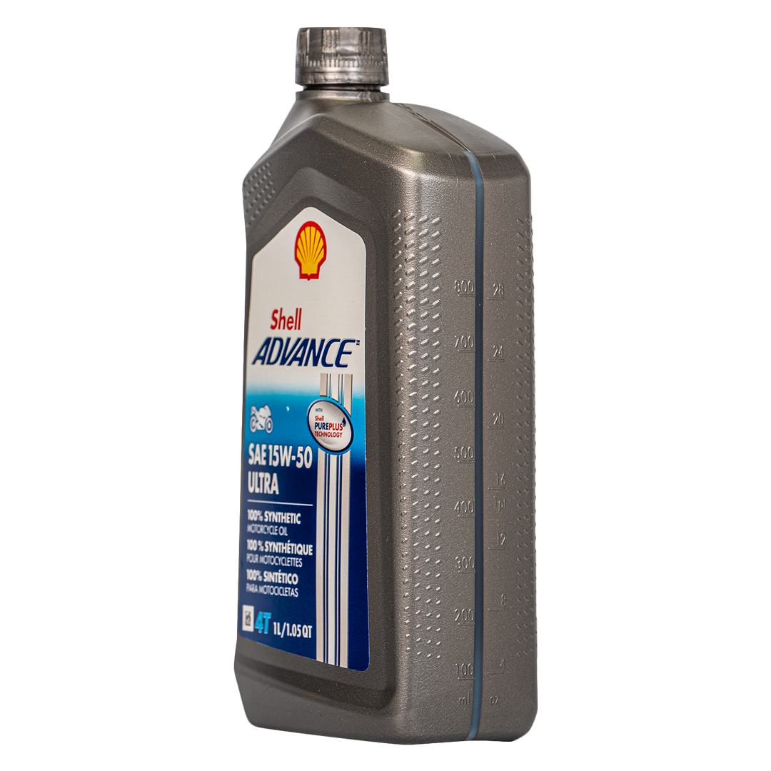 Shell Advance 15W50 Semi-Synthetic Ultra 4-Stroke Engine Oil