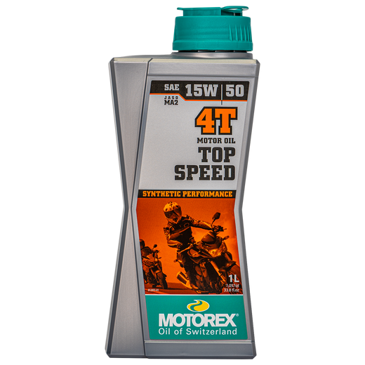 Aceite de Motor MOTOREX 15W50 TopSpeed Sintetico 4 Tiempos