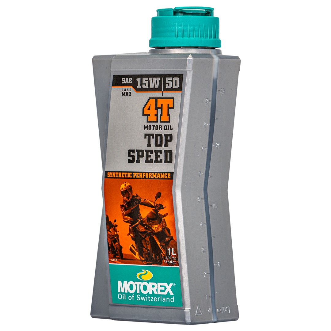 Aceite de Motor Motorex 15W50 TopSpeed Sintetico 4 Tiempos