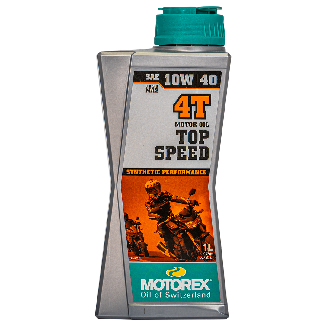 Aceite de Motor Motorex 10W40 Sintetico Top Speed 4 Tiempos