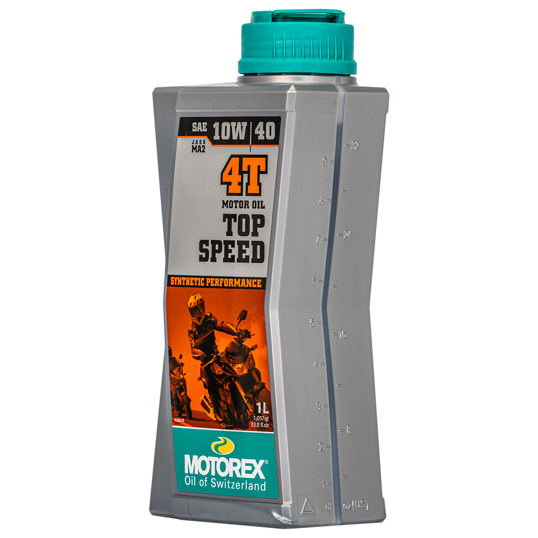 Aceite de Motor Motorex 10W40 Sintetico Top Speed 4 Tiempos