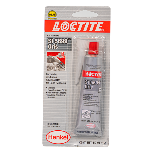 Silicona LOCTITE Gris de 50 Gramos