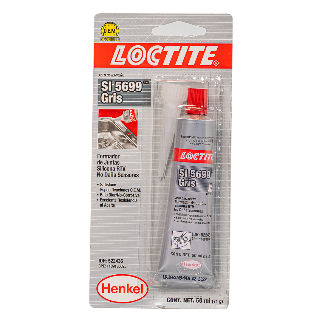 Silicona LOCTITE Gris de 50 Gramos