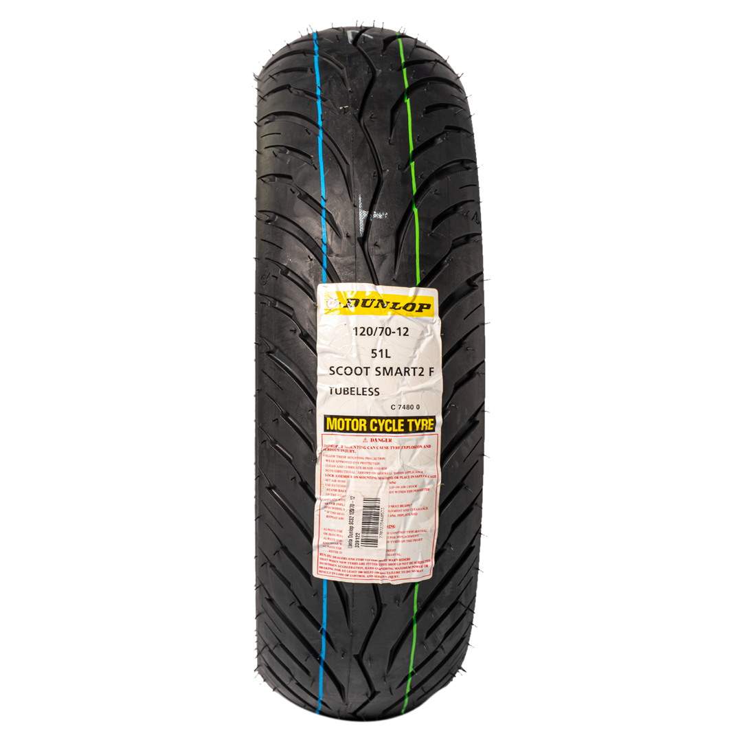 Llanta Dunlop 120/70-12 SCOOTER SMART Sellomatic - Mundimotos