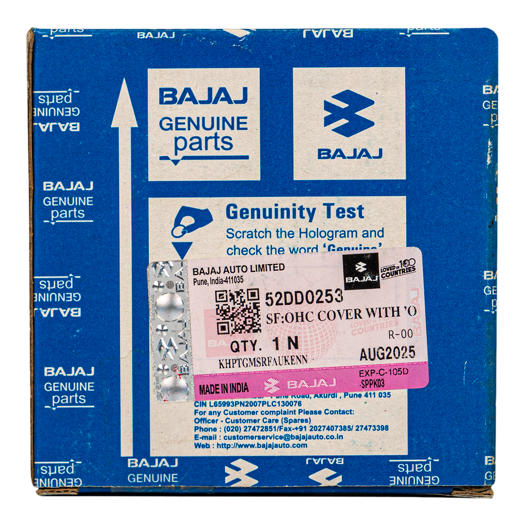 Tapa Arbol de Levas Boxer 100 Bajaj Original