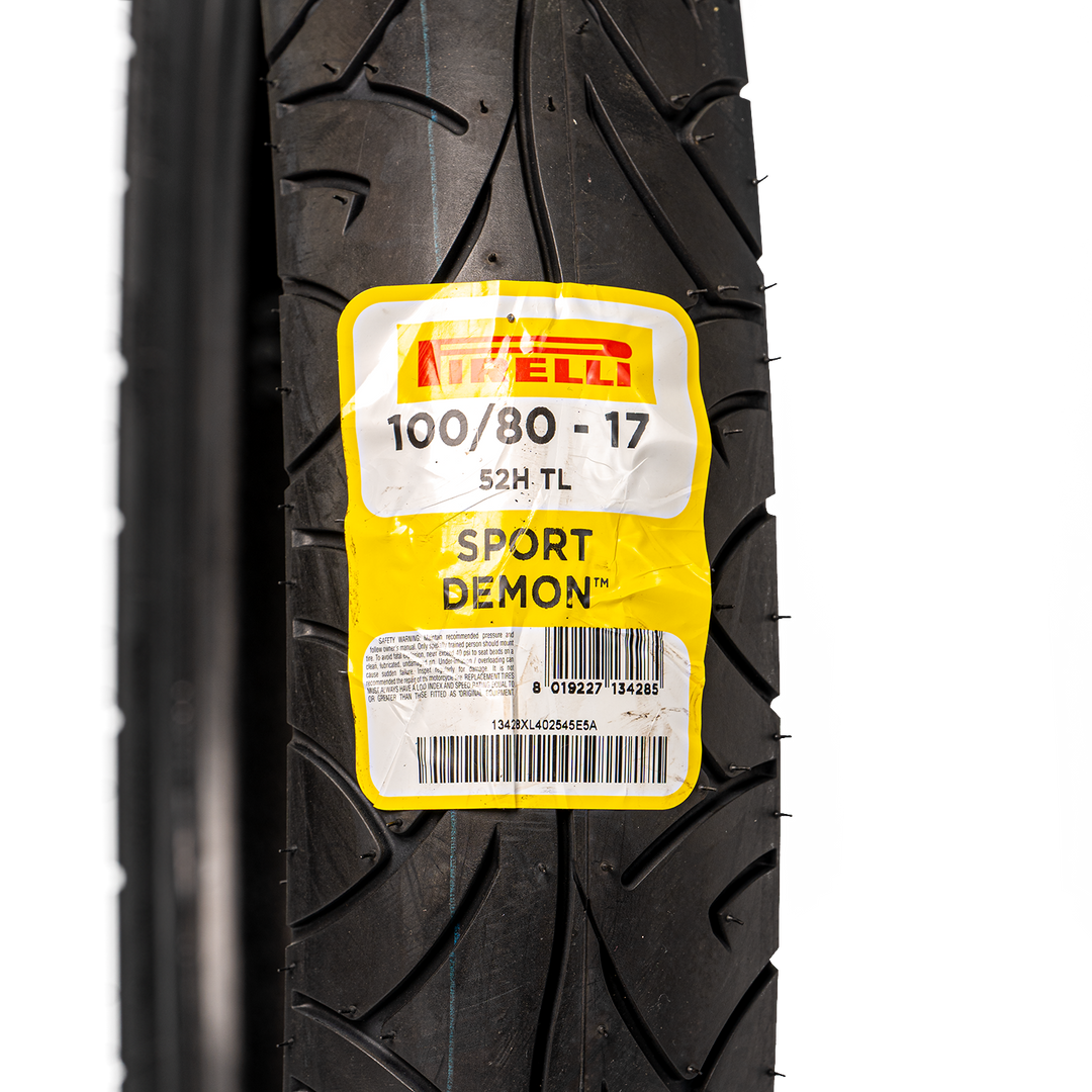 Llanta Pirelli 100/80-17 SPORT DEMON Delantera Sellomatic - Mundimotos