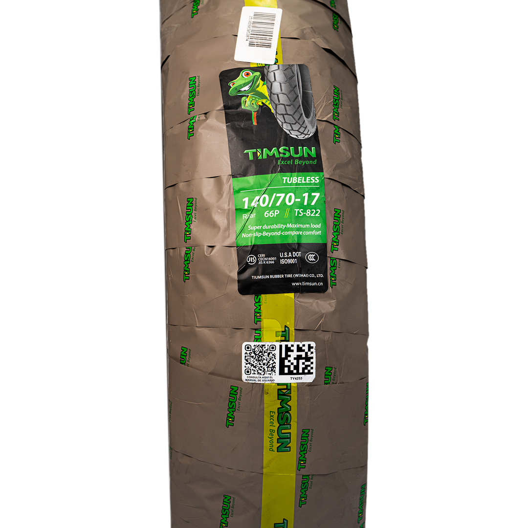 Llanta Timsun 140/70-17 TS822 Trasera Sellomatic - Mundimotos
