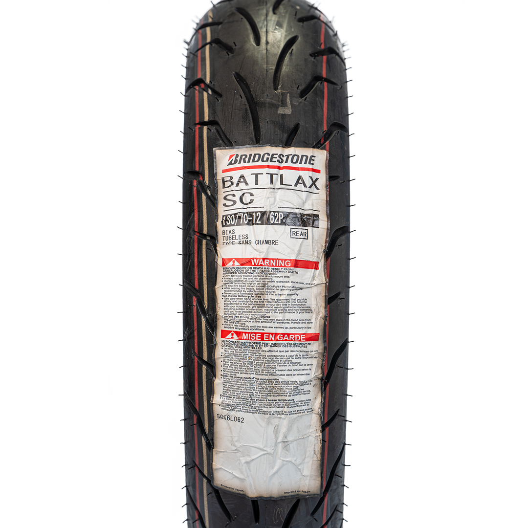 Llanta Bridgestone 130/70-12 BATTLAX SCR Trasera