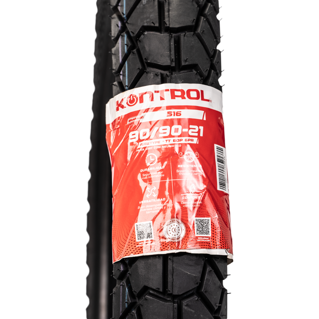 Llanta KONTROL 90/90-21 TH516 Delantera Neumatico - Mundimotos