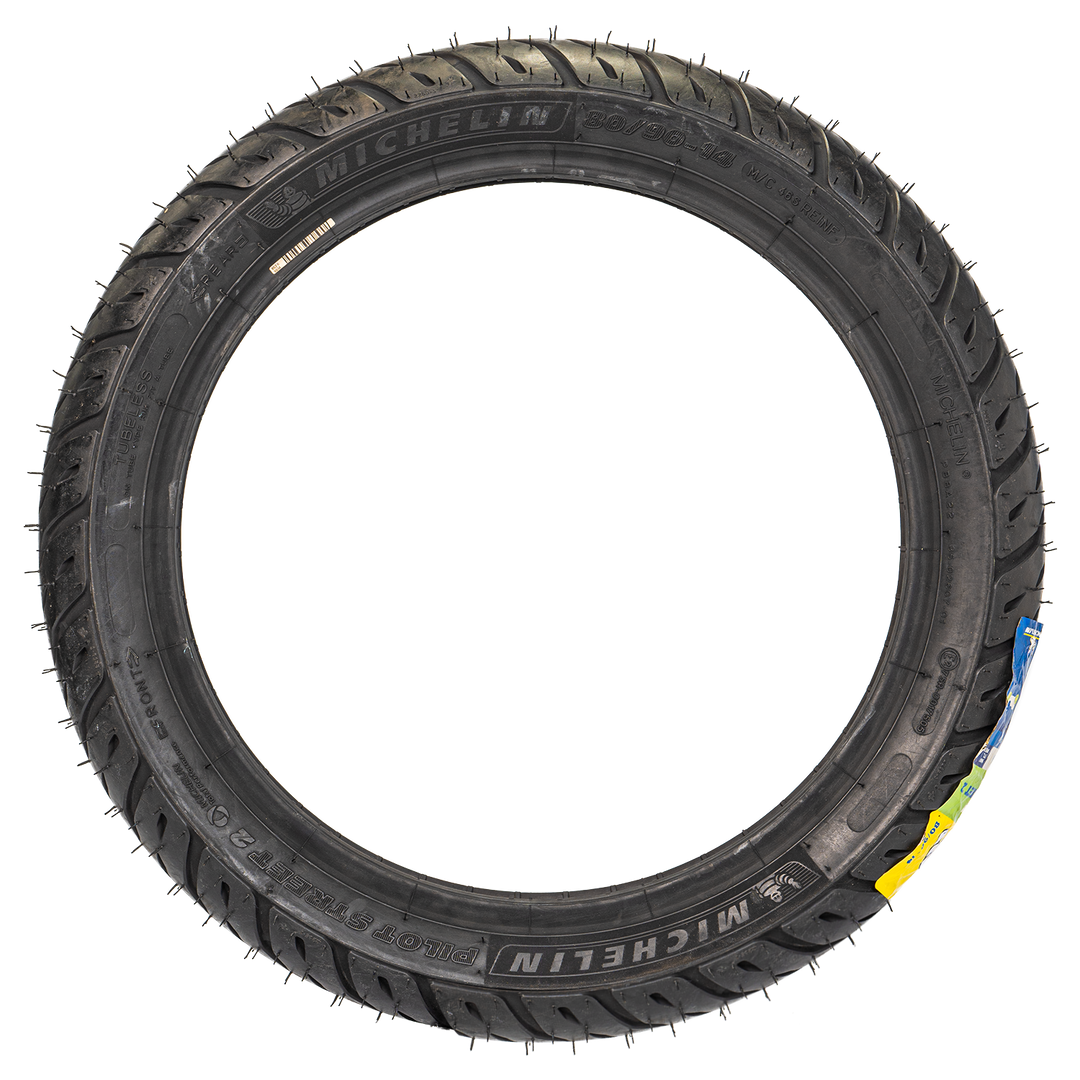 Llanta Michelin 80/90-14 PILOT STREET 2 Sellomatic