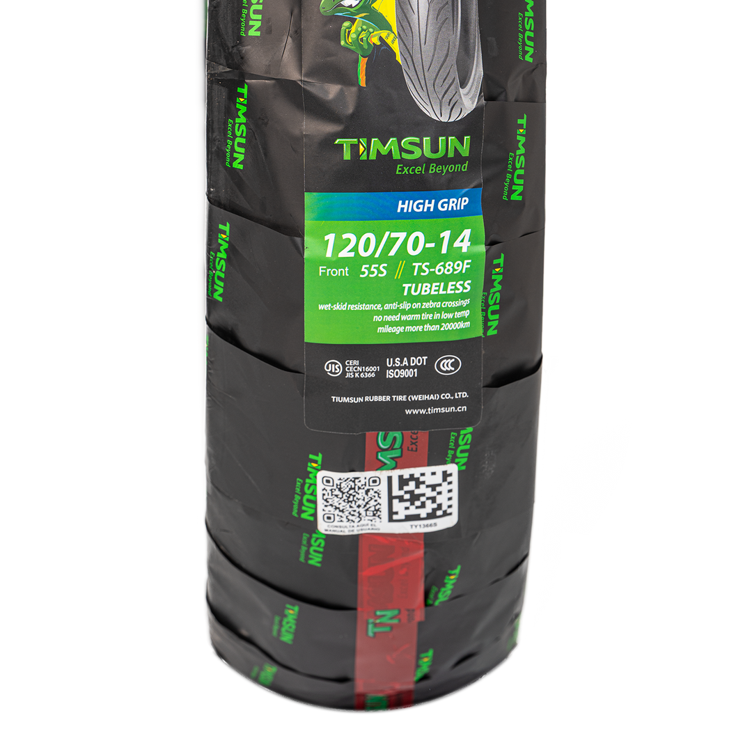 Llanta Timsun 120/70-14 TS689 HIGH GRIP Sellomatic