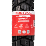 Cargar imagen en el visor de galería, Llanta KONTROL 120/80-17 KNT2500+ Trasera Sellomatic