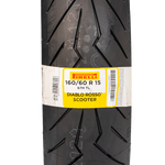 Cargar imagen en el visor de galería, Llanta Pirelli 160/60R 15 DIABLO ROSSO SCOOTER - Mundimotos