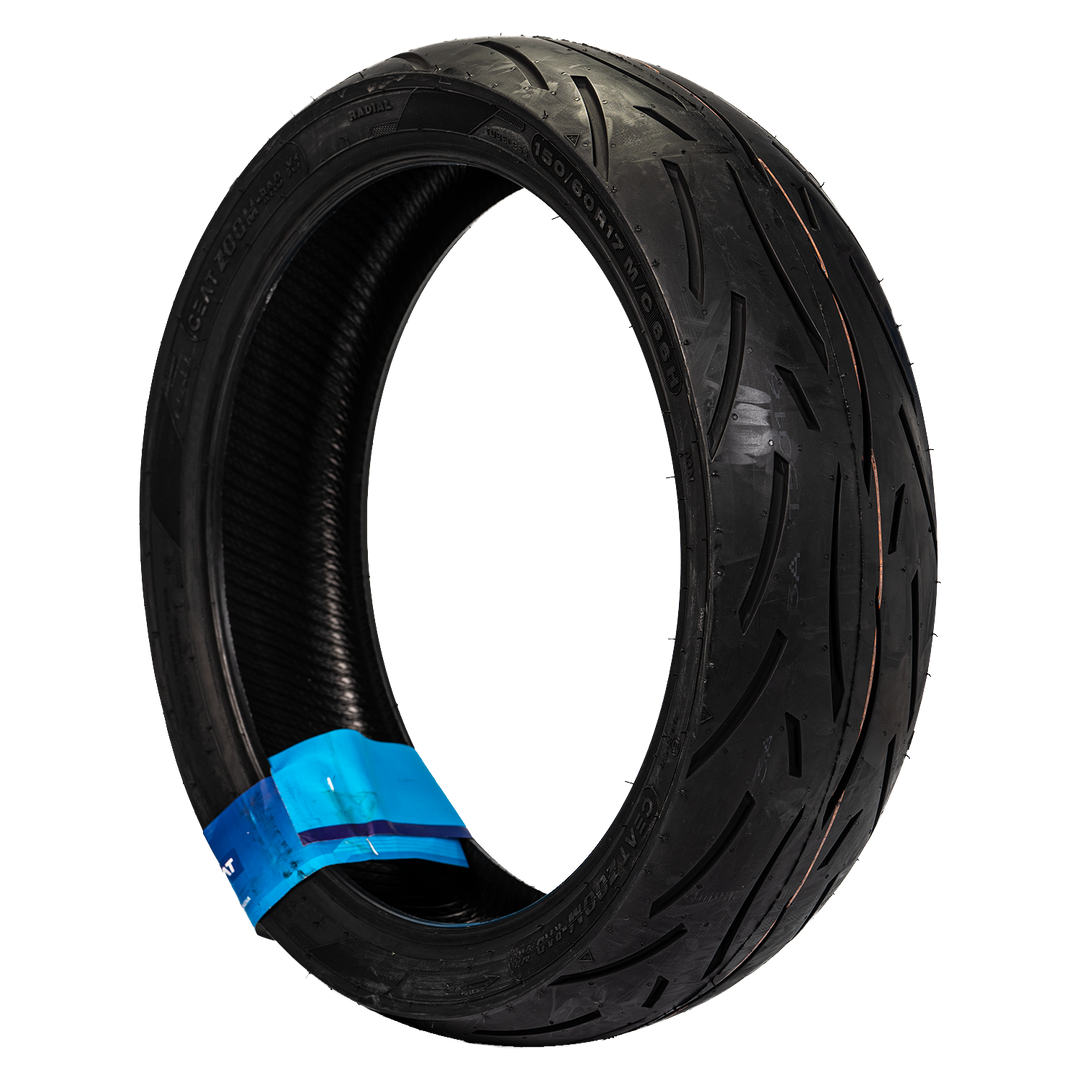 Llanta CEAT 150/60R-17 ZOOM RADIAL X1 Trasera Sellomatic - Mundimotos