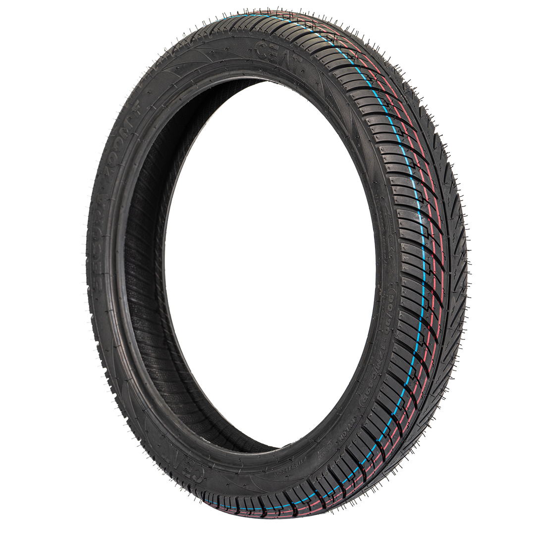 Llanta CEAT 90/90-17 SECURA ZOOM F Delantera Sellomatic - Mundimotos