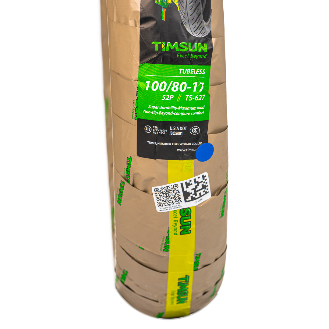 Llanta Timsun 100/80-17 TS627 Delantera Sellomatic