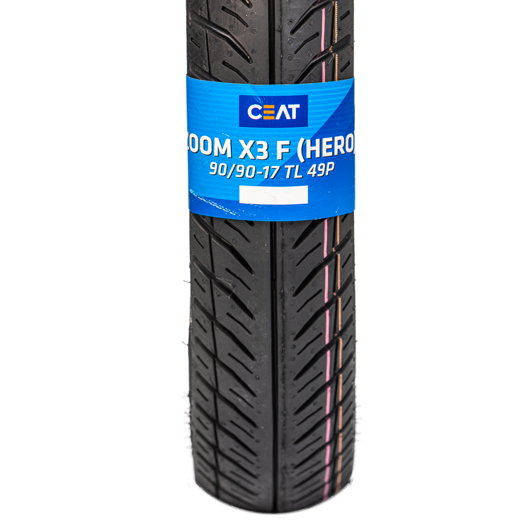Llanta CEAT 90/90-17 ZOOM X3 Delantera Sellomatic
