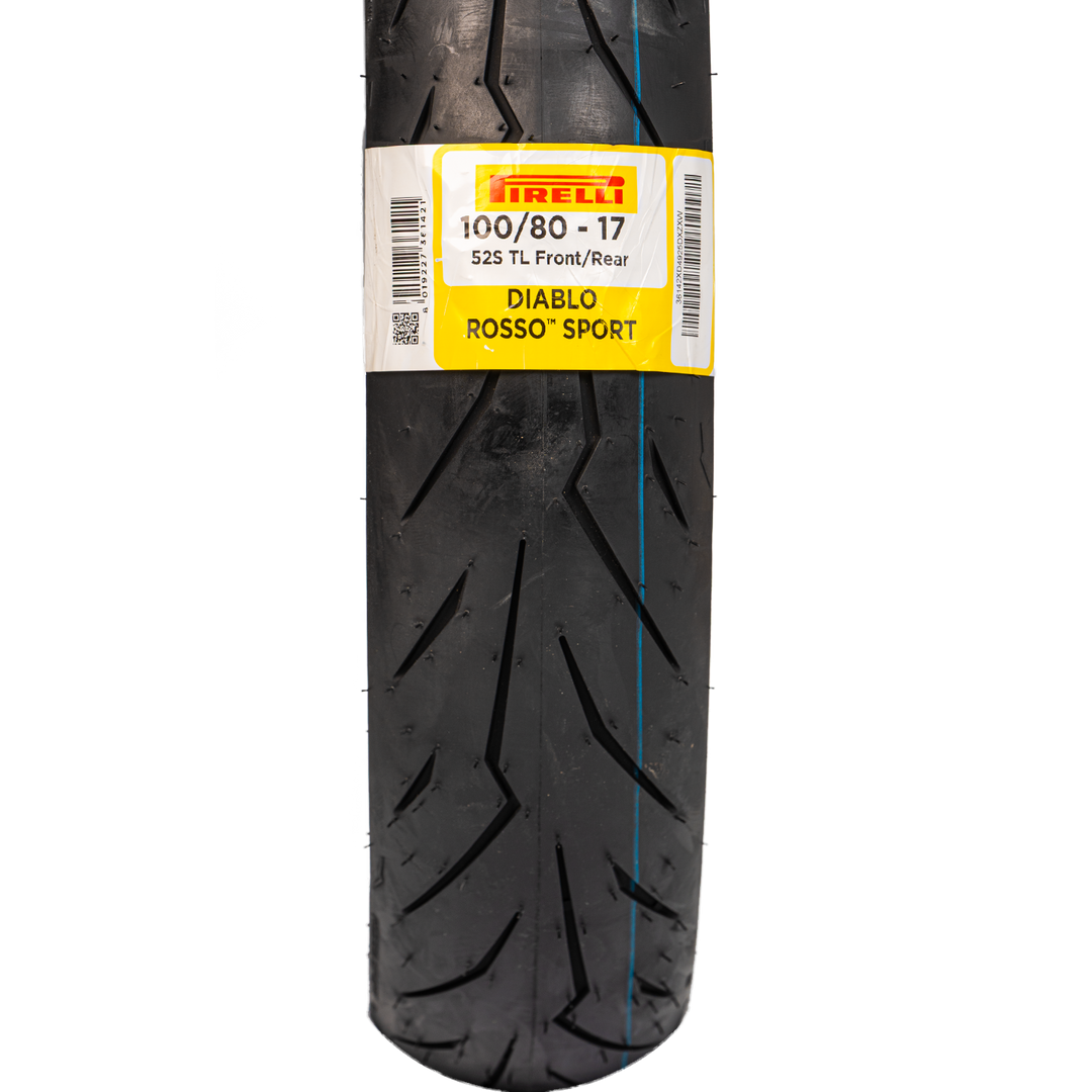 Llanta Pirelli 100/80-17 DIABLO ROSSO SPORT Sellomatic