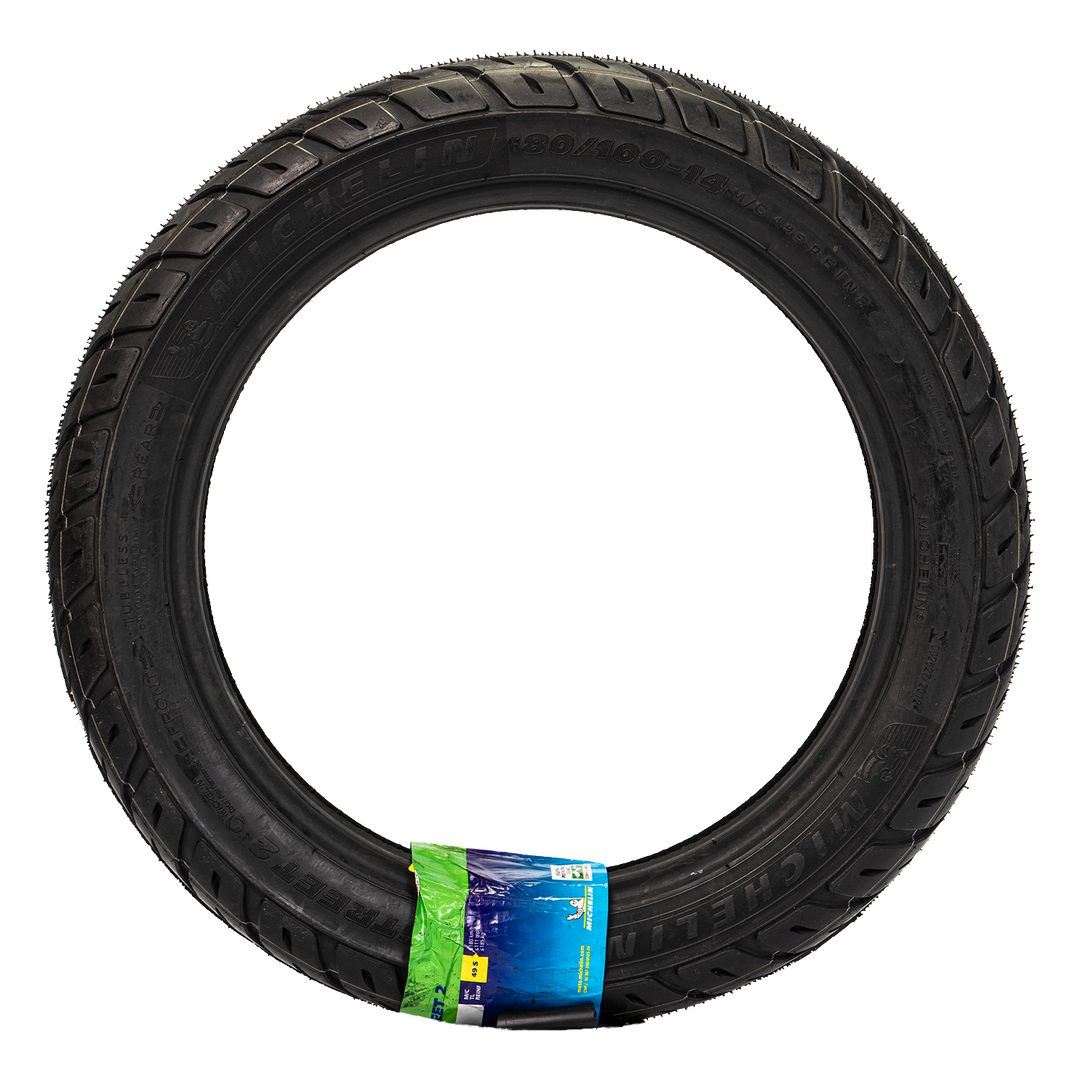 Llanta Michelin 080/100-14 PILOT STREET 2 Sellomatic - Mundimotos