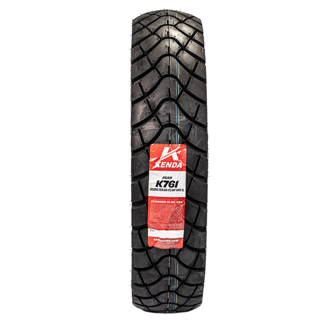 Llanta KENDA 120/80-17 K761 Trasera Sellomatic - Mundimotos