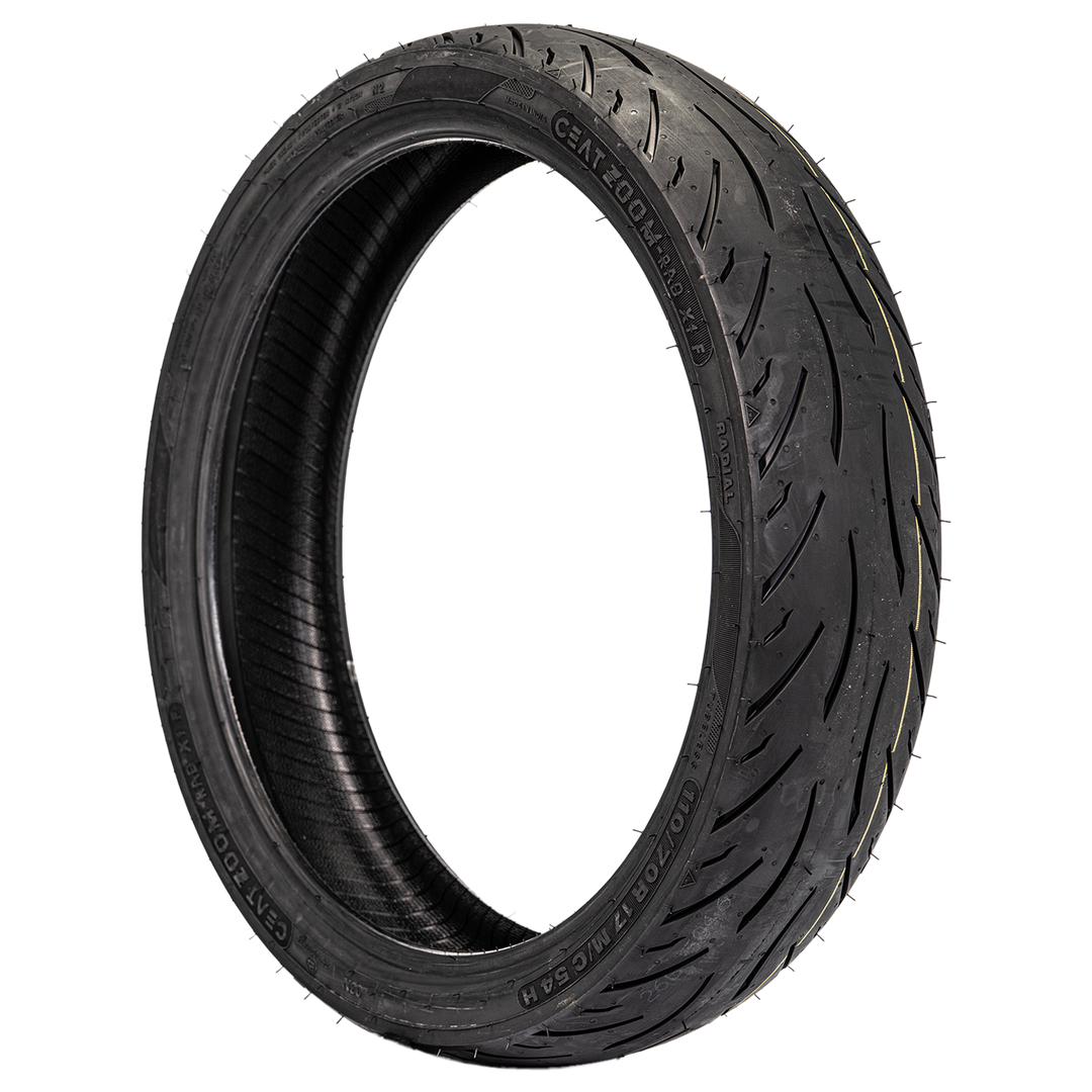 Llanta CEAT 110/70R-17 ZOOM RADIAL X1F Delantera Sellomatic - Mundimotos