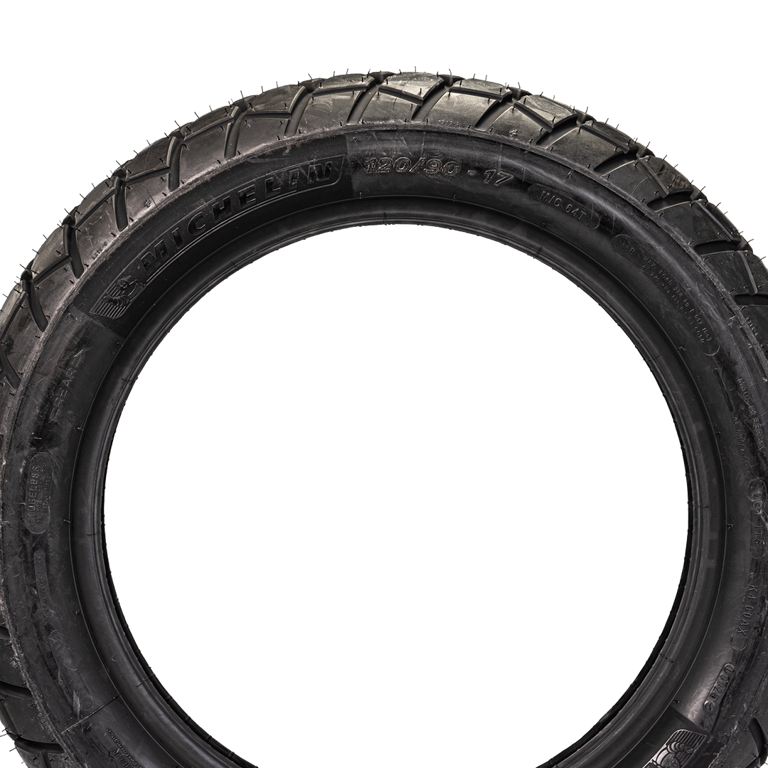 Llanta Michelin 120/90-17 ANAKEE STREET Trasera Sellomatic - Mundimotos