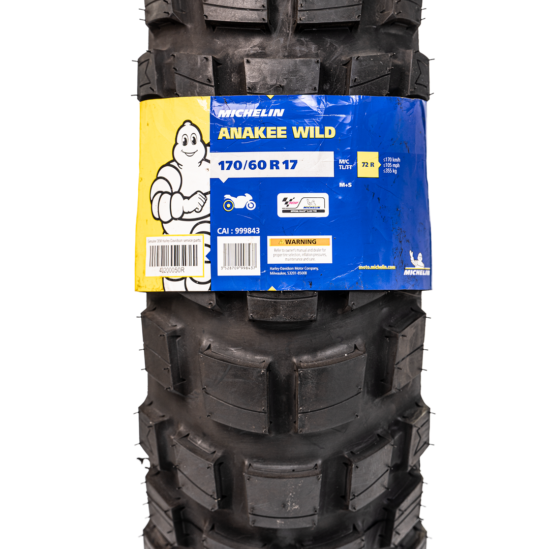 Llanta Michelin 170/60R-17 ANAKEE WILD Trasera Sellomatic - Mundimotos