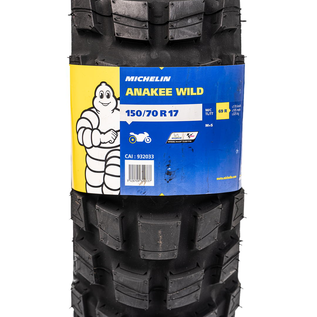Llanta Michelin 150/70R-17 ANAKEE WILD Radial Sellomatic - Mundimotos