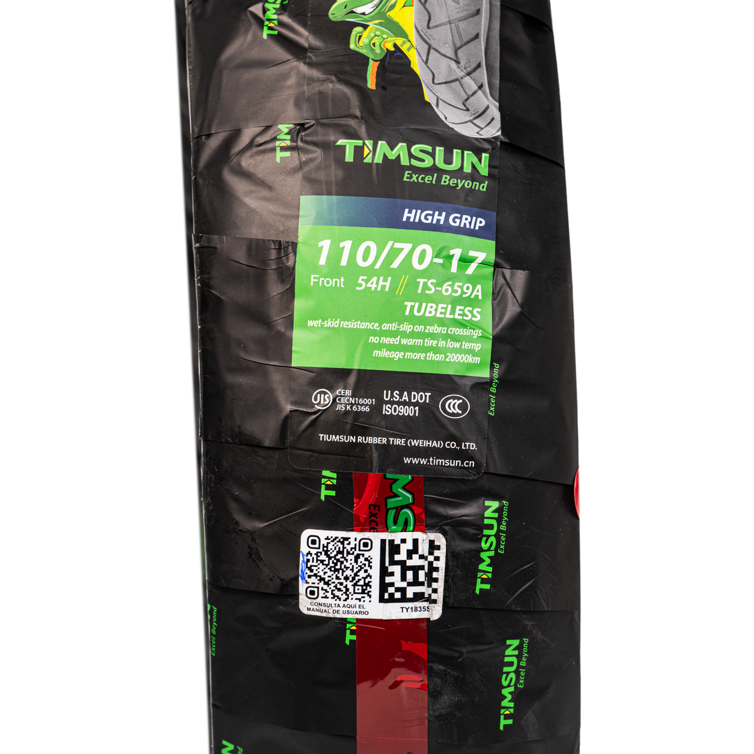 Llanta Timsun 110/70-17 TS659 Delantera Sellomatic - Mundimotos