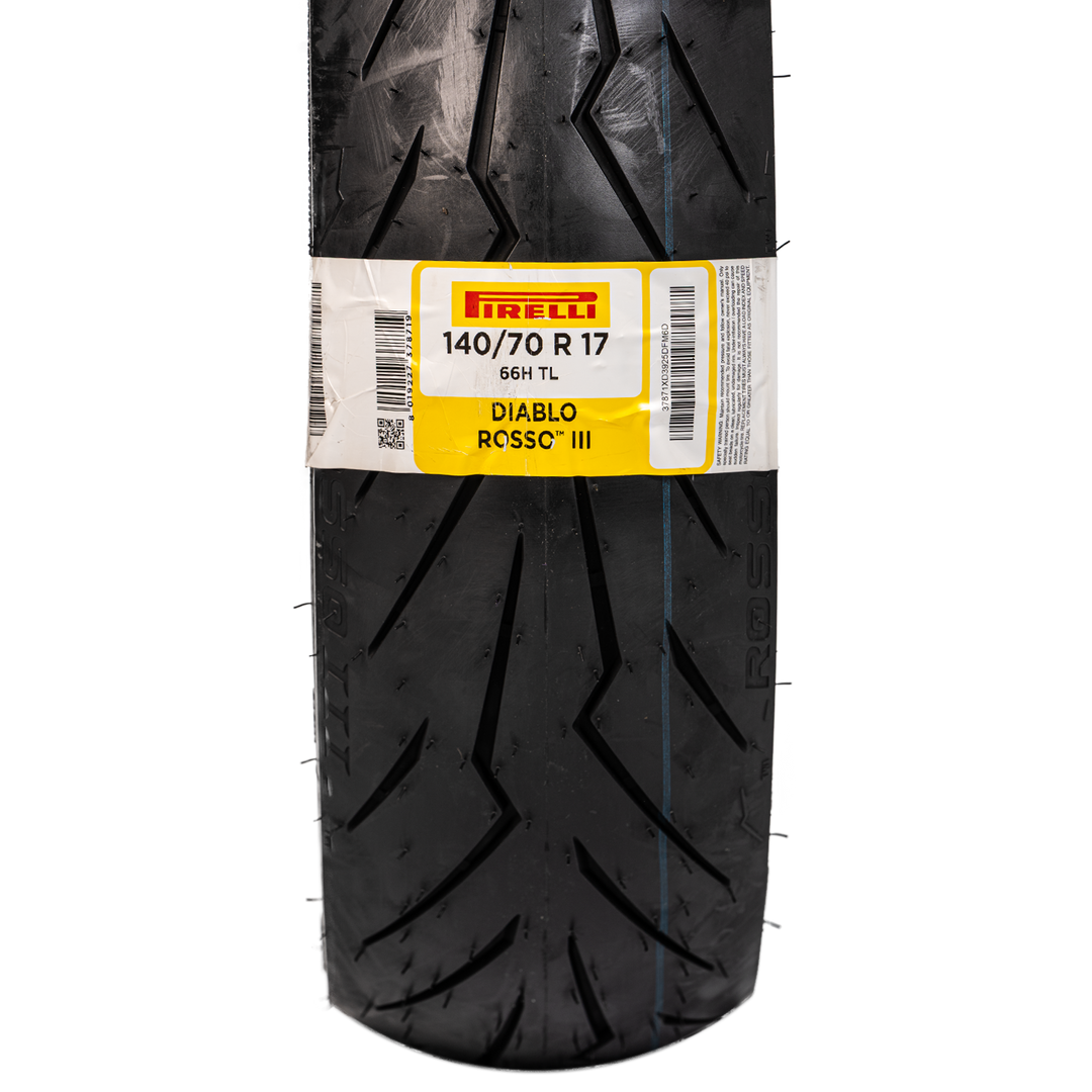 Llanta Pirelli 140/70R-17 DIABLO ROSSO 3 Trasera Sellomatic
