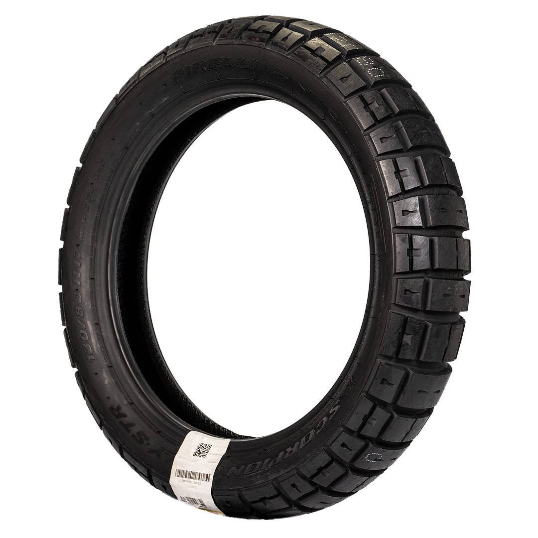 Llanta Pirelli 130/80R‑17 SCORPION RALLY STR Trasera