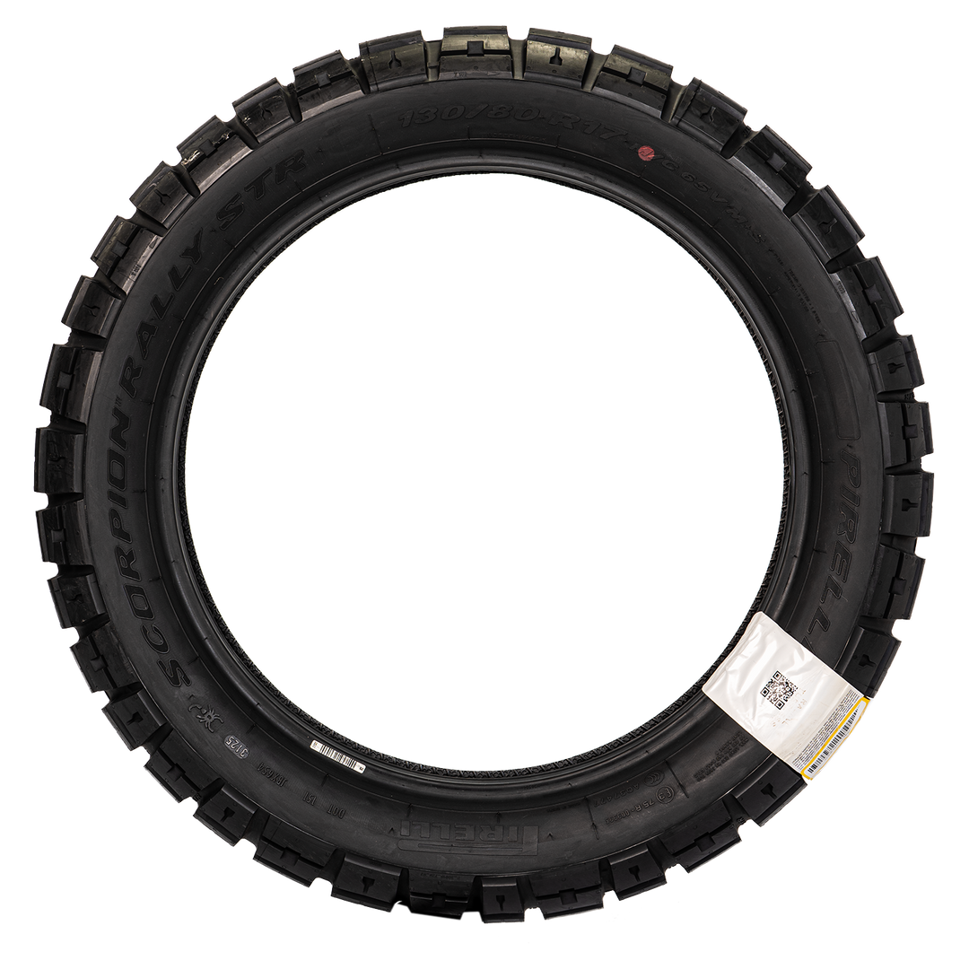 Llanta Pirelli 130/80R‑17 SCORPION RALLY STR Trasera