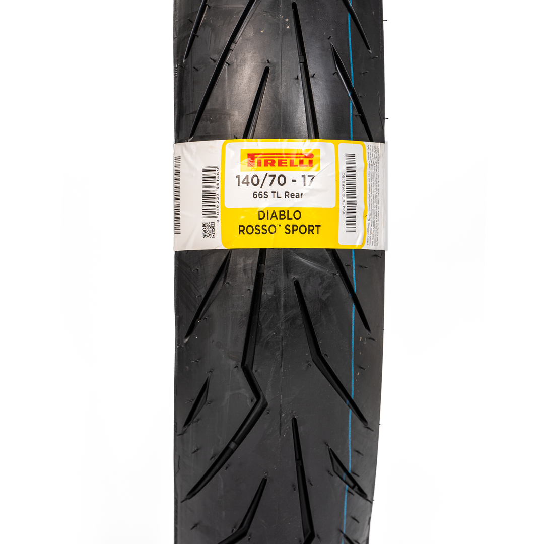 Llanta Pirelli 140/70-17 DIABLO ROSSO SPORT 65S Sellomatic Trasera